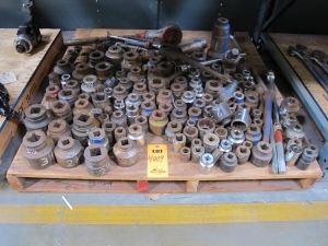 MISC SOCKETS, ADAPTERS, BREAKER BARS, EXTENSION, AND A LARGE RATCHET. LOADING & HANDLING FEE $15-4009